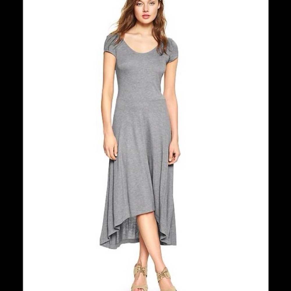 Gap ballerina cap sleeve midi dress size M